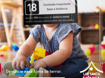 Apenas 10% dos casos de violência sexual contra crianças e adolescentes são denunciados. Não silencie essa dor. Ajude.